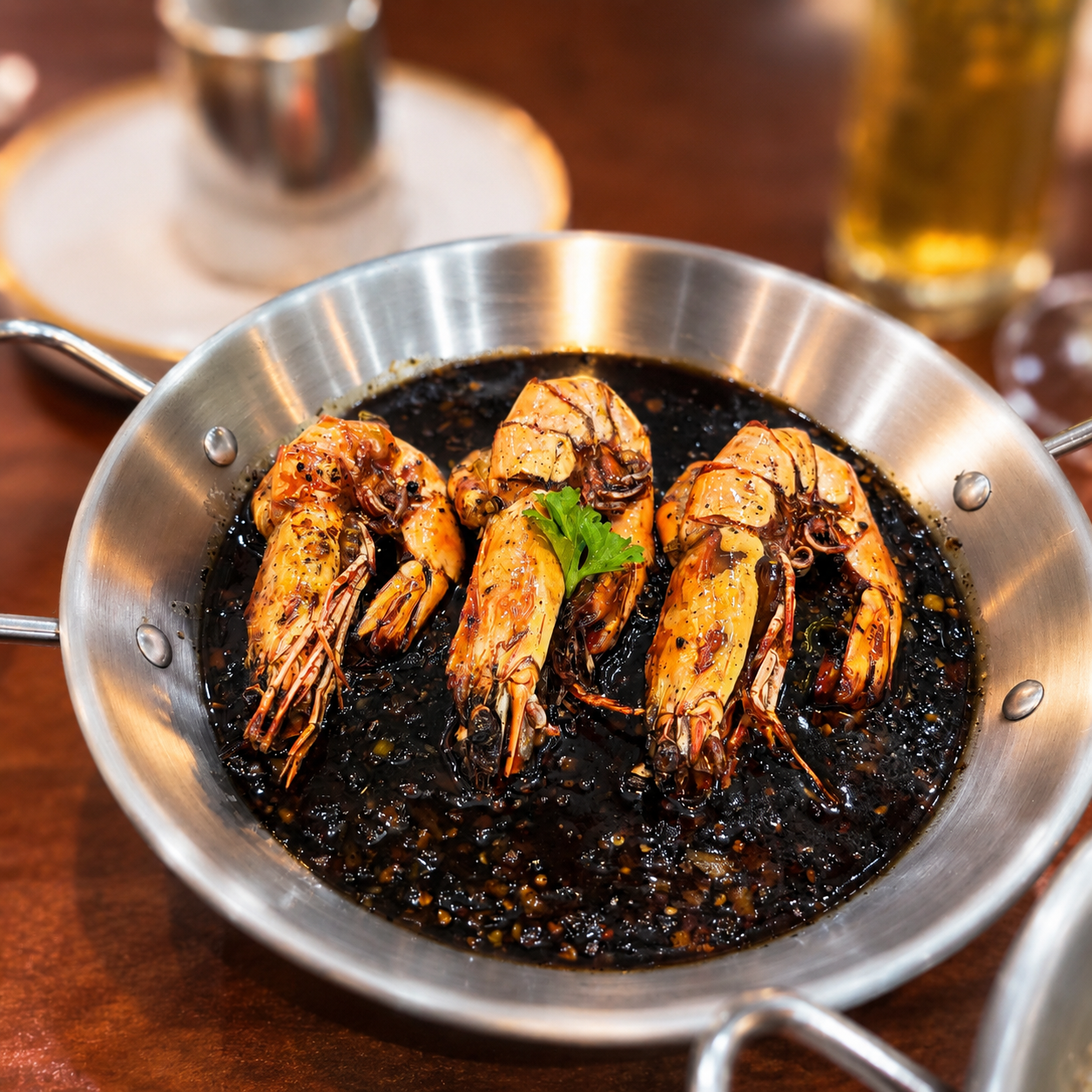 Black Pepper Prawns